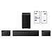 ULTIMEA 5.1 Soundbar mit Dolby Atmos, 3D Surround Sound System, Soundbar für TV Geräte mit Subwoofer, 2 Rear-Lautsprechern, Sound bar Bluetooth 5.3 mit Einstellbarem Bass, Poseidon D60