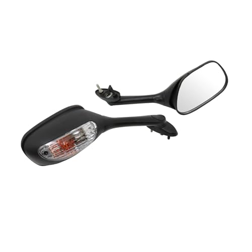 Retrovisor motocicleta Suzuki SV650 y GSXR espejo lateral con intermitentes LED negros