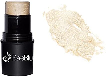 BaeBlu Organic Cheek Tint, 100% Natural Vegan Gluten-Free Cream Highlighter Stick, Made in USA, Dusk