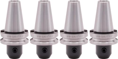 CME 4 pcs BT 40 Taper End Mill Holders, for 1/2