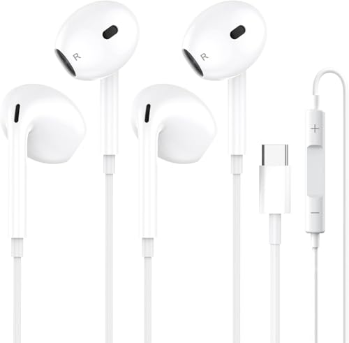 【Materiali di alta qualità】Sperimentate un comfort e una durata superiori con queste cuffie USB-C! Grazie al cavo TPE antigroviglio e ai robusti connettori USB-C in lega di alluminio, queste cuffie sono progettate per l'uso quotidiano. Il design ergonomico in-ear assicura una vestibilità sicura e confortevole, anche quando si ascolta per lunghi periodi di tempo. Perfette per il jogging, il ciclismo, la guida, l'escursionismo, l'allenamento in palestra e altri tipi di attività.