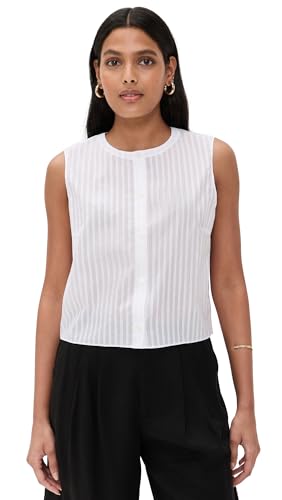 Theory Women's Sleeveless Button Down Shell