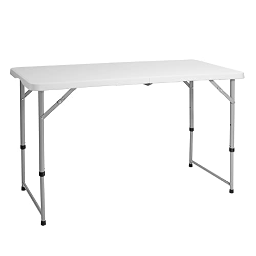 Mesa Dobrável Vira Maleta Camping 122x60cm Aço 4 Pessoas, Alira Home