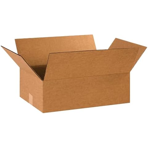 Partners Brand 18x12x6 Corrugated Cardboard Boxes, 18"L x 12"W x 6"H, Pack of 25 | Shipping, Packaging, Moving, Storage Box for Business, Strong Wholesale Bulk Boxes 18x12x6 18126 Cover