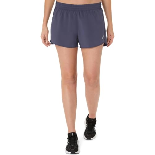 ASICS Core 4In Laufshorts Damen blaugrau - Indigo Fog S