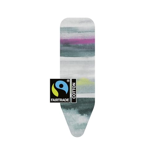 Brabantia 8mm Thick Underlay Ironing Board Cover (A Board/Morning Breeze) Heat-Resistant Non-Slip Durable Cotton & Foam Cord Fastener