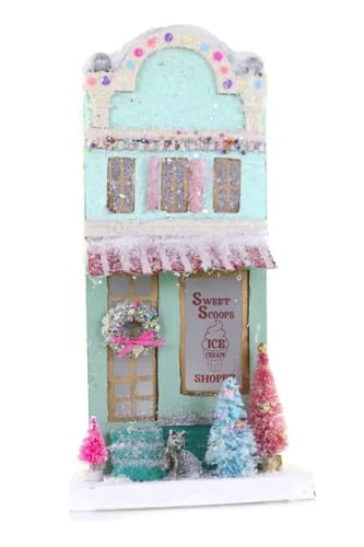 Cody Foster & Co Mint Green Sweet Scoop Ice Cream Shoppe Christmas Village Shop