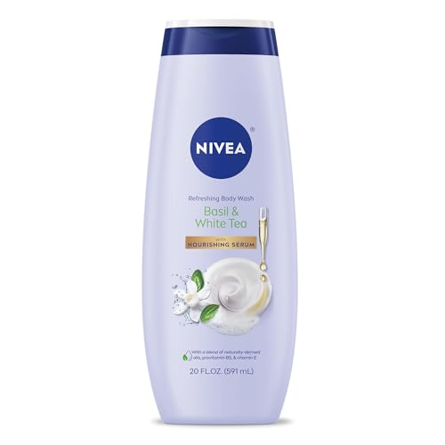 NIVEA Refreshing Basil and White Tea Body Wash, 20 FL OZ - image 1