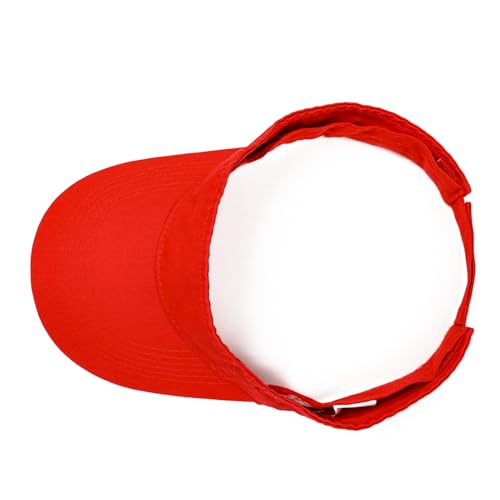 Image of ANDICEQY Sport Sun Visor Hats Adjustable Empty Top Baseball Cap Cotton Ball Caps for Women and Men