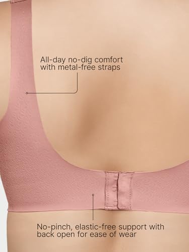 Image of Enamor Innovations Invisi Minimizer, Ultra Smooth, Bonded, M-Frame, Women's T-Shirt Bra - Seamless, No-Pinch, No-Dig, Padded, Wirefree, Full Coverage - IO03 (Available in Plus Sizes)
