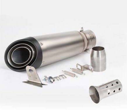 Échappement moto universel anti bruit avec DB Killer amovible pour éviter les amendes