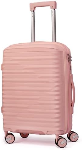 Mala De Bordo 10Kg Polipropileno Medidas 55x35x25 Padrão Anac Mala De Viagem Pequena De Mão 4 Rodas Duplas 360° Cadeado Segredo Zíper Antifurto Rígida Leve (ROSA CLARO, Pequeno) Menor preço em Mala De Bordo 10Kg Polipropileno Medidas 55x35x25 Padrão Anac Mala De Viagem Pequena De Mão 4 Rodas Duplas 360° Cadeado Segredo Zíper Antifurto Rígida Leve (ROSA CLARO, Pequeno)