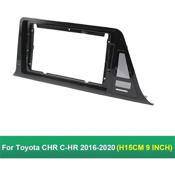 Радио панель рамки Подходит Toyota CHR 2016-2020 9-дюймовый автомобиль автомагнитолы, MP5 GPS плеер, панель головного устройства 2 Din Автомобильная радио рамка (Farme RHD 15CM)