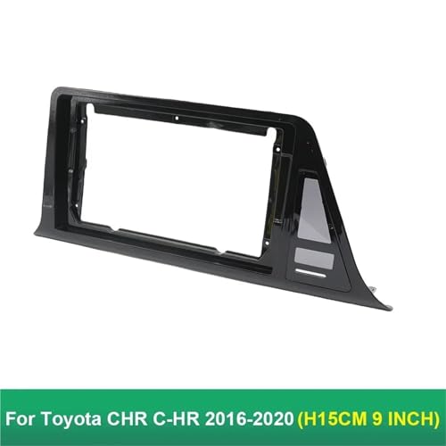 Ramka do radia Rama panelu radia Pasuje do Toyota CHR 2016-2020 9-calowe samochodowe radia, odtwarzacz GPS MP5, panel jednostki głównej 2 Din