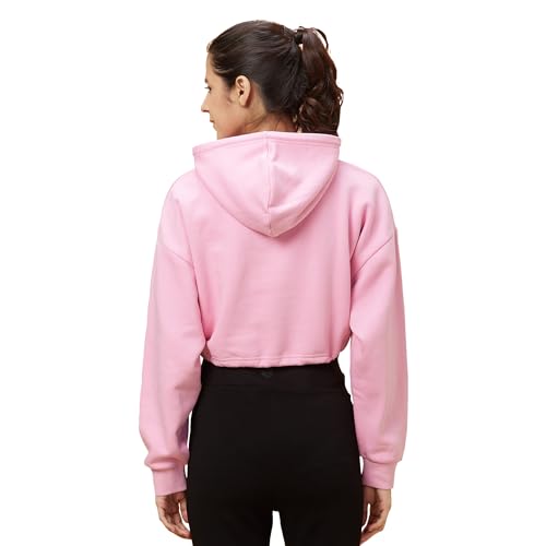 Image of Being Human Red Easy Fit Long Sleeves Detachable Women's Hoodie Clothing