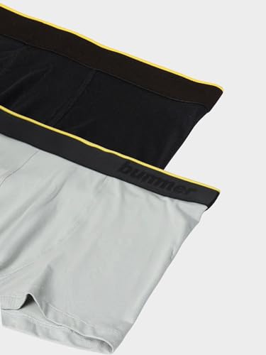 Image of Bummer Men's Finest Modal Underwear with Ultra Soft 4-Way Stretch Fabric for Ultimate Comfort - Anti-Bacterial & Breathable Solid Trunks Innerwear Combo Pack for Men
