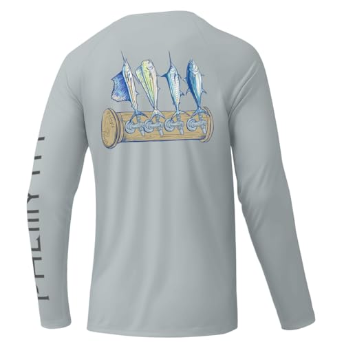 Palmyth Fishing Shirts for Men Long Sleeve Sun Protection Shirts ...