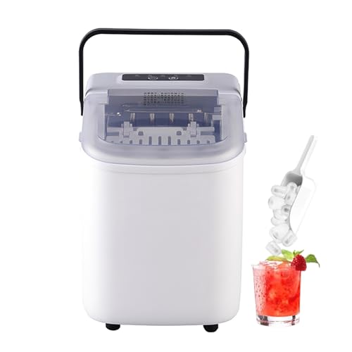 Fabricadora de hielo portátil QVK HS630 1.1L miniatura 1