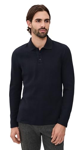 Vince Men's Variegated Texture Polo