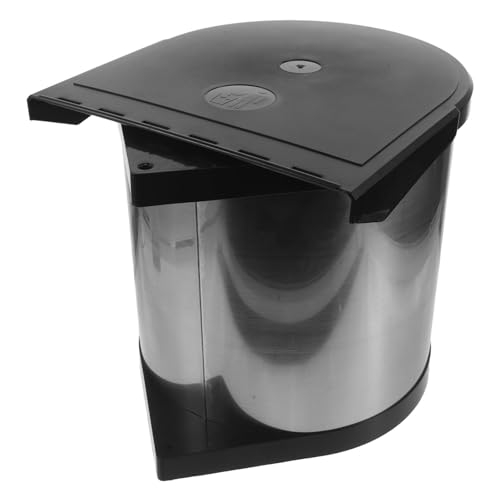 Poubelle cuisine noire 8l amovible compacte pour placard évier gain de place