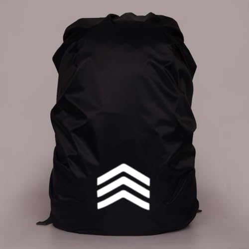 Image of Black Polyester Rain Cover 25-29L Anti-Tear
