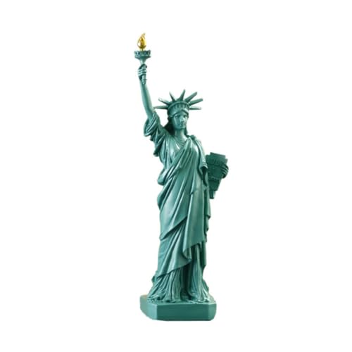 yanwuwa Statue miniature de la Liberté - Teinte cuivrée - 30,5 cm - Pour décoration de la maison et unique