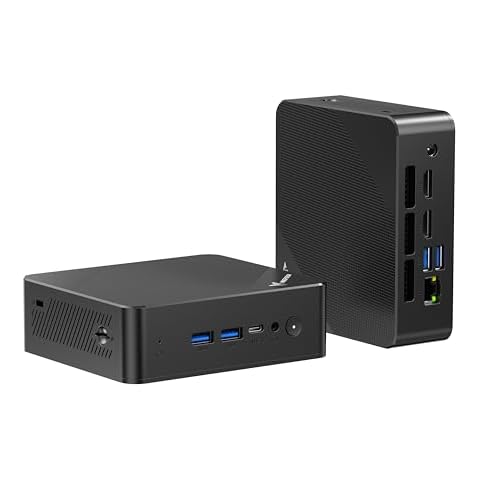 MINISFORUM UN100P Mini PC, Intel 12th Gen Alder Lake- N100,16 GB DDR4 RAM 512 GB PCIe SSD Cover