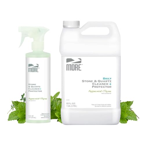 MORE Stone & Quartz Cleaner + Protector - Granite, Quartz & ...
