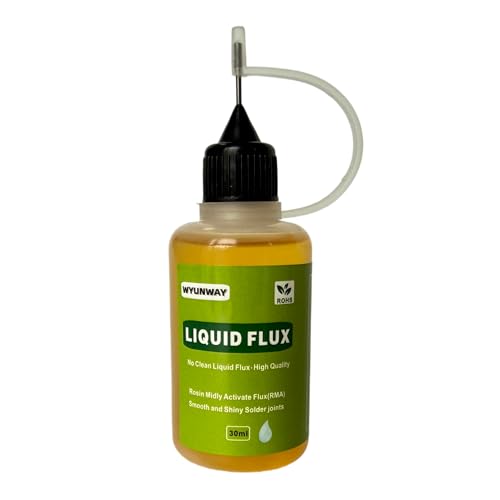 Liquid Soldering Flux for Electronics, No Clean Rosin Flux, Dropper Squeeze Bottle, 30 mL/1.05 Oz