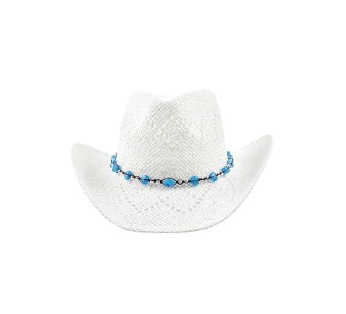 Womens Straw Hat Lightweight Breathable Sun Protection Beach Travel Festival