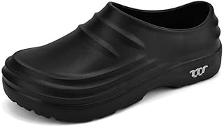 Linen dreams Unisex Armadillo Chef Shoes Non-Slip Oil Resistant Kitchen Work Clogs, Breathable Waterproof Lightweight Safety