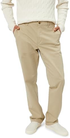Tommy Hilfiger Pantalón Chino Hombre Denton Printed Structure Straight Fit, Azul