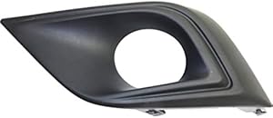 For Nissan Murano Fog Light Cover 2015 16 17 2018 Driver Side | Finisher | Textured Black | DOT/SAE Compliance | NI1038137 | 622575AA0A