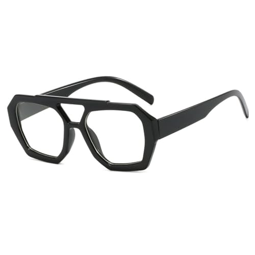 Lunettes de soleil rétro double pont grand format pour éviter l'éblouissement en ville