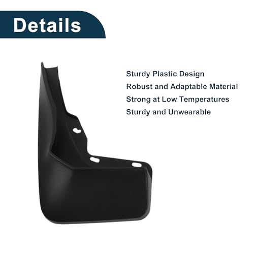 Image of Mud Flaps Splash Guards for Mercedes Benz GLE (WIthout Pedal) 2020-2023 Special Edition W /Mount Accessories Mud Guards Front and Rear 1 Set