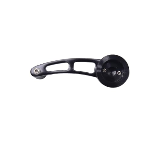 Image of 2 Sets SHLPDFM Window Crank Handle Black Billet Aluminum 4 1 /4 Window Crank Handle Fits for Hot Rod Chevy Ford Chrysler