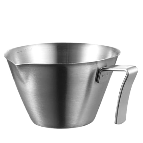 NAMOARLY Espresso Cup Coffee Tumbler Coffee Dosing Cup Espresso Measuring Cup Espresso Dosing Cup Coffee Cup Coffee Mug Espresso Shot Cups Measuring Cups Espresso Mug Silver Stainless Steel