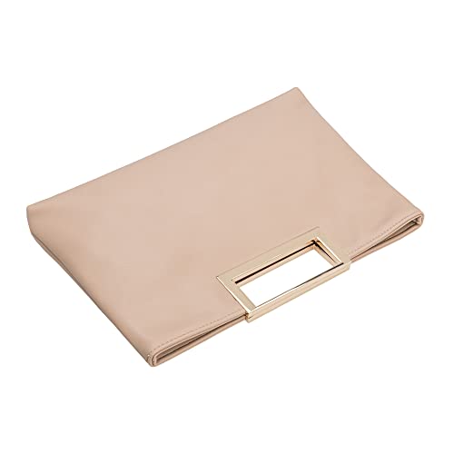 Charming Tailor Fashion Pu Leather Handbag Stylish Women Convertible Clutch Purse (Taupe) #TOP3