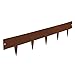 Produktbild bellissa 2er Set Rasenkante Spina  Beeteinfassung, Beetumrandung, Mähkante, Wegbegrenzung corten 103x16 cm Nutzlänge 10 m