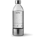 aarke Bottle for Sparkling Water Maker Carbonator 3, BPA free with Details in Steel