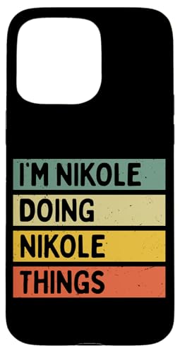 I'm Nikole Doing Nikole Things �ʔ������� �X�}�z�P�[�X iPhone 15 Pro Max �p