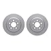 Dynamic Friction Company Rear Brake Rotors 6002-27024