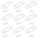 Adiyer [20 Pack] 43mm x 16mm Single Keyhole Hangers Hanging Plate Hardware for Mirror Picture Frames