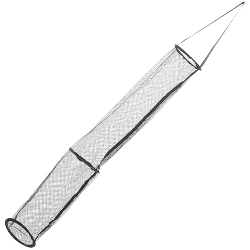 POPETPOP 4pcs Live Bait Bucket Fishing Net Foldable Fish Locating Guard Netting for Easy Storage Portable Design for Catching and Transporting Fish Lightweight and Convenient for All