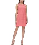 Tommy Hilfiger Women's Midi Dress, Navy/Ivory, 4