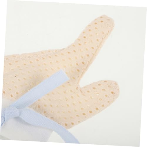 2Pairs Mittens Breathable Finger Gloves for Boy Girl Teething Protector Machine Washable Comfort4