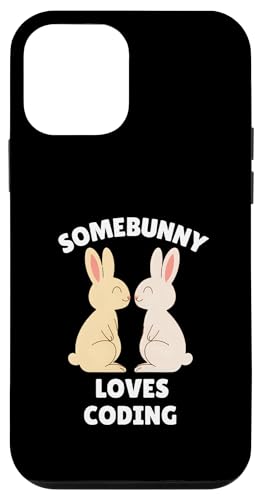 Somebunny Loves Coding �L���[�g �C�[�X�^�[ �o�j�[ �\�t�g�E�F�A�G���W�j�A �X�}�z�P�[�X iPhone 12 mini �p