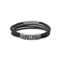 Fossil Armband Für Männer Vintage Casual, Innenlänge 180mm + 15mm Extender Gunmetal Edelstahlarmband, JF03185793 – Ansicht 2