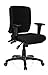 Produktbild hjh OFFICE 702200 Bürostuhl Zenit Base Stoff Schwarz Drehstuhl ergonomisch, niedrige Rückenlehne & Armlehne verstellbar