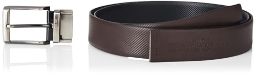 Image of Peter England Men's Reversible Leather Belt & Leather Wallet Combo - Premium Set